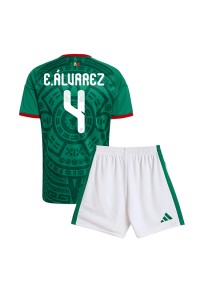 Meksiko Edson Alvarez #4 Jalkapallovaatteet Lasten Kotipeliasu MM-kisat 2026 Lyhythihainen (+ Lyhyet housut)